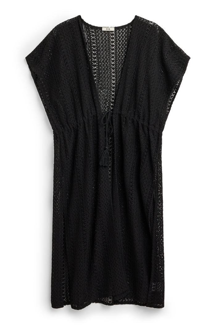 C&A Kimono, Schwarz, Größe: 1 size