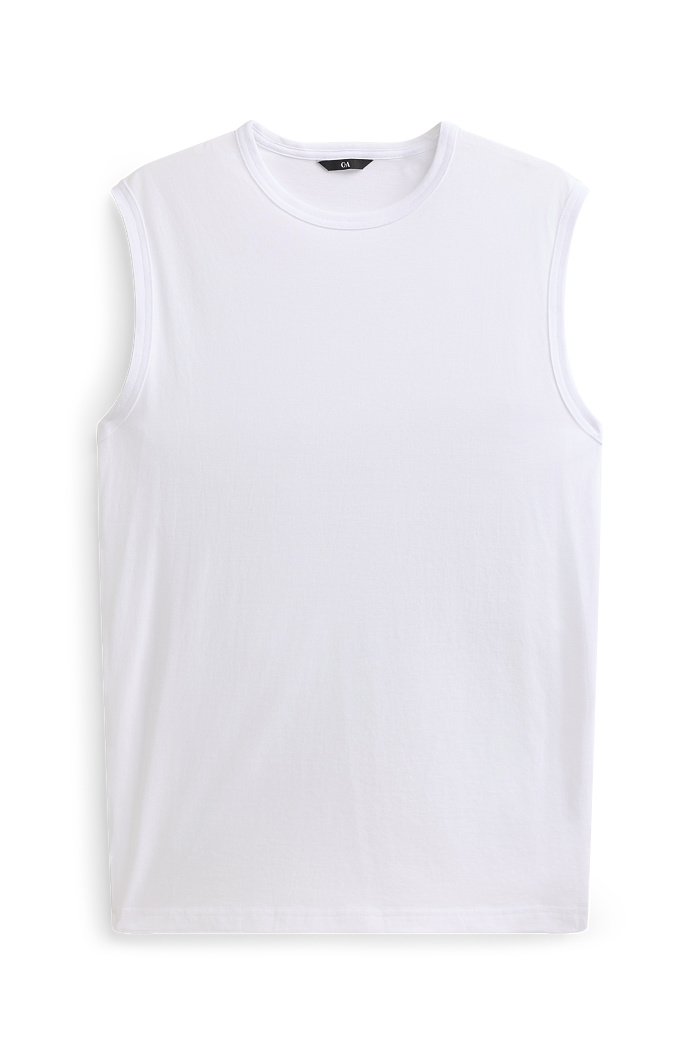 C&A Tank Top, Weiß, Größe: 3XL