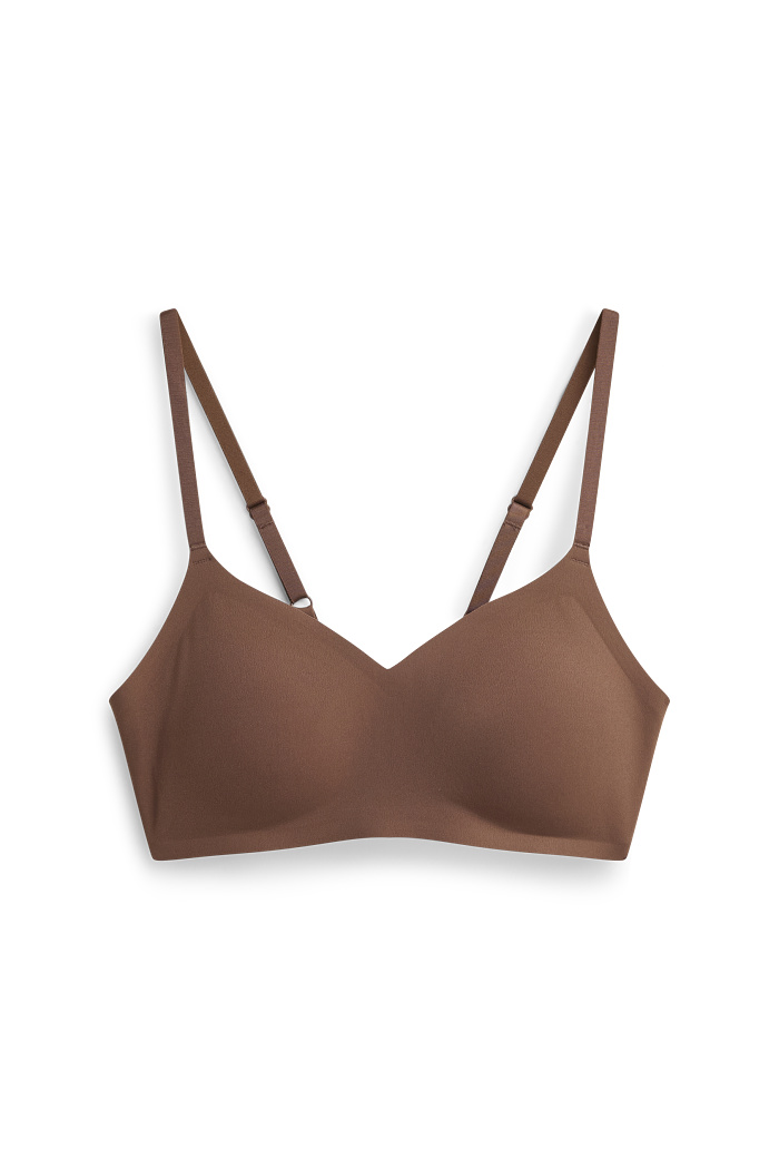 C&A Invisible BH ohne Bügel-wattiert, Braun, Größe: XL
