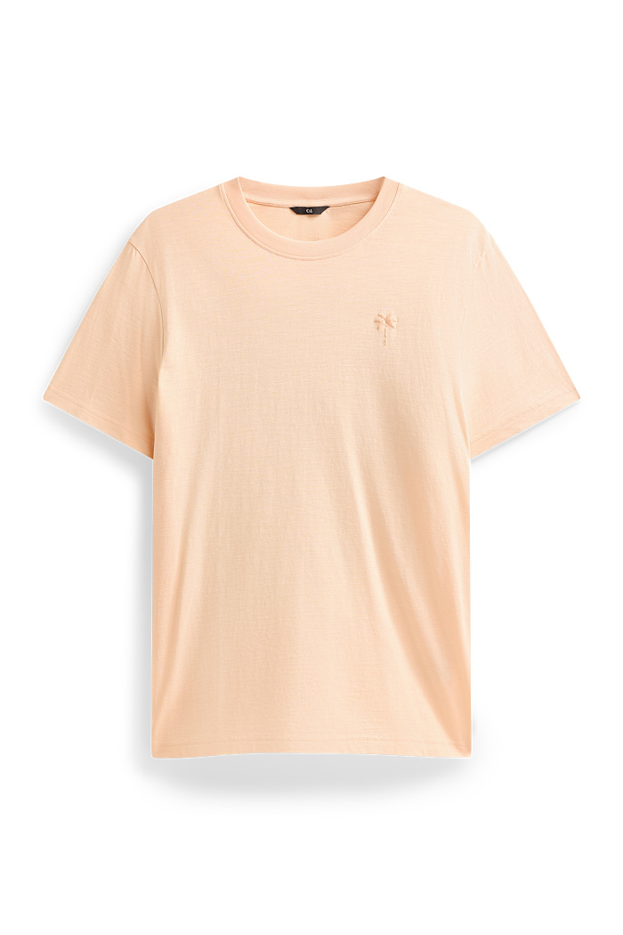 C&A T-Shirt-Regular Fit, Orange, Größe: 2XL