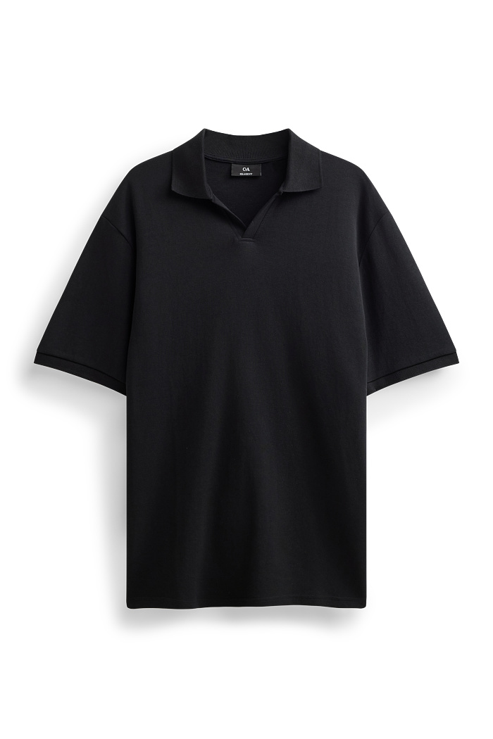 C&A Poloshirt-Relaxed Fit, Weiß, Größe: L