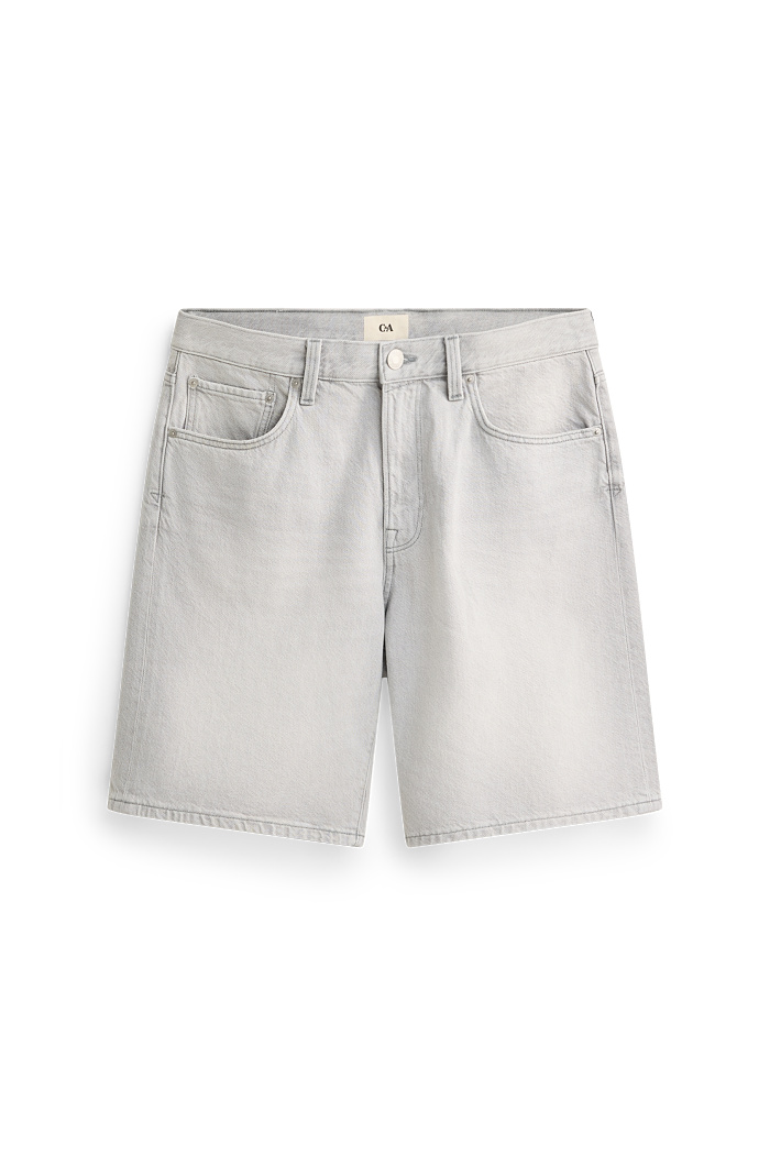C&A Jeans-Shorts, Grau, Größe: W33