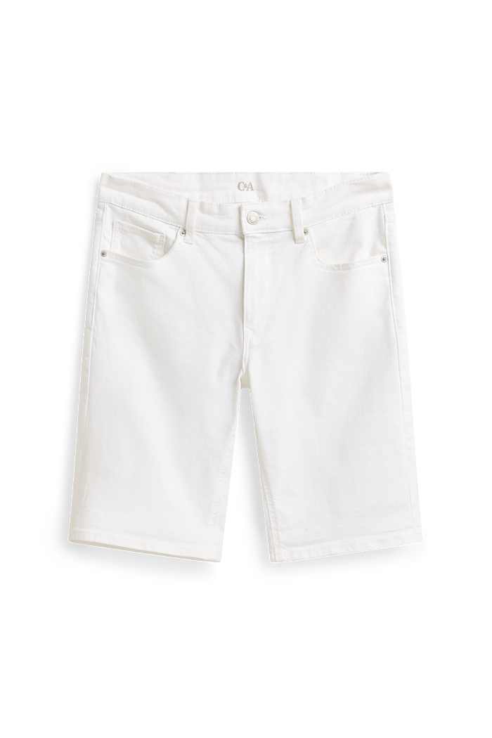 C&A Jeans-Shorts, Weiß, Größe: W34