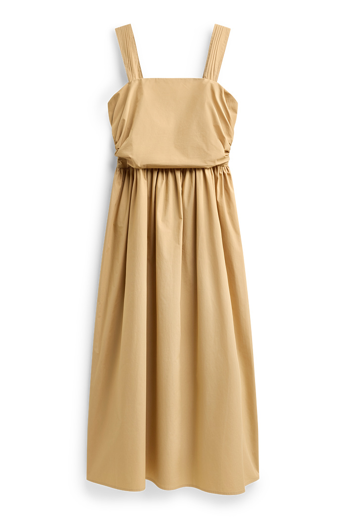 C&A Fit & Flare Kleid, Beige, Größe: 44