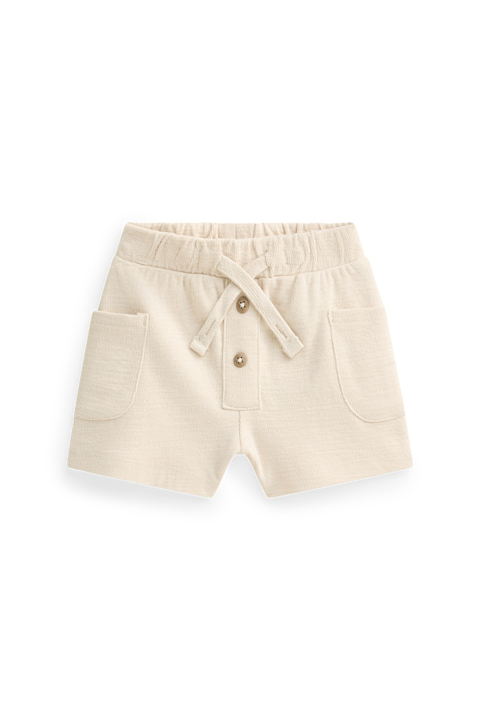 C&A Baby-Shorts-strukturiert, Beige, Größe: 92
