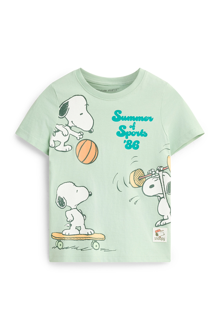 C&A Peanuts-Kurzarmshirt, Grün, Größe: 116