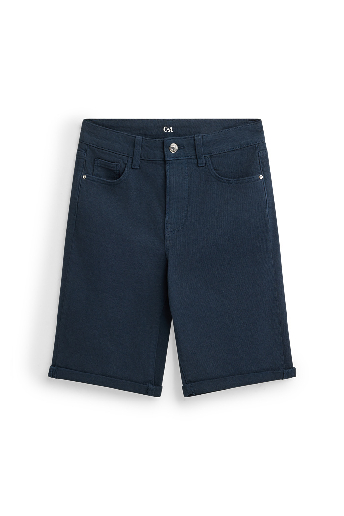 C&A Jeans-Bermudas, Blau, Größe: 42