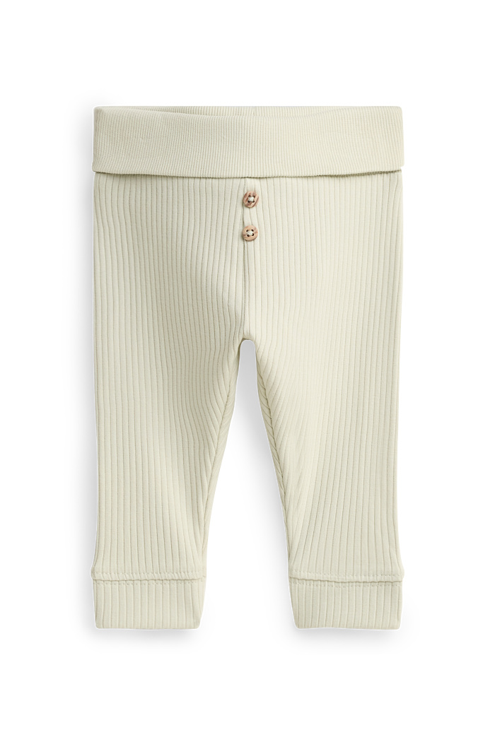 C&A Erstlingsleggings-gerippt, Grün, Größe: 80