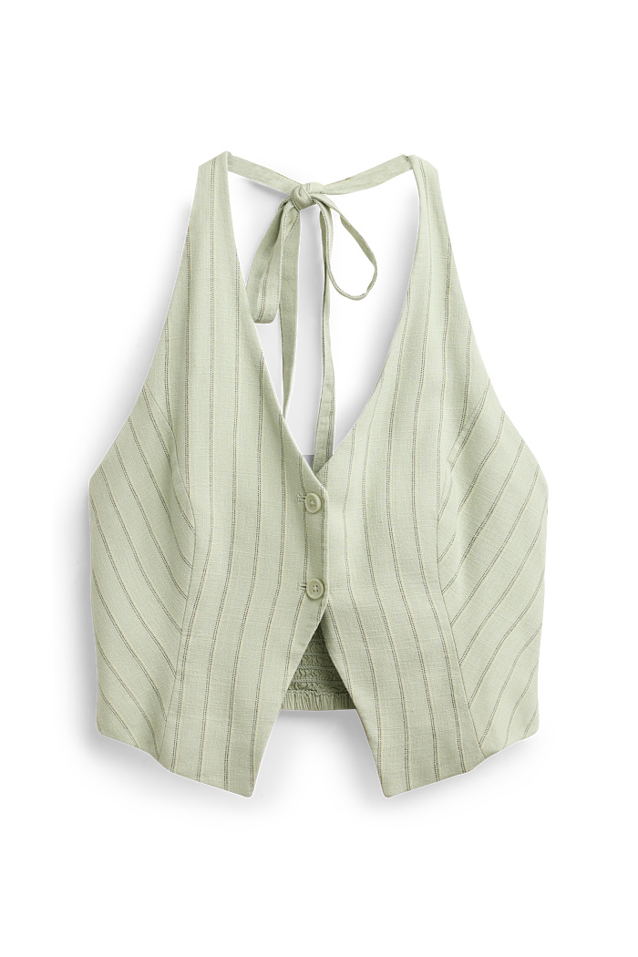 C&A Weste-tailliert, Grün, Größe: 40