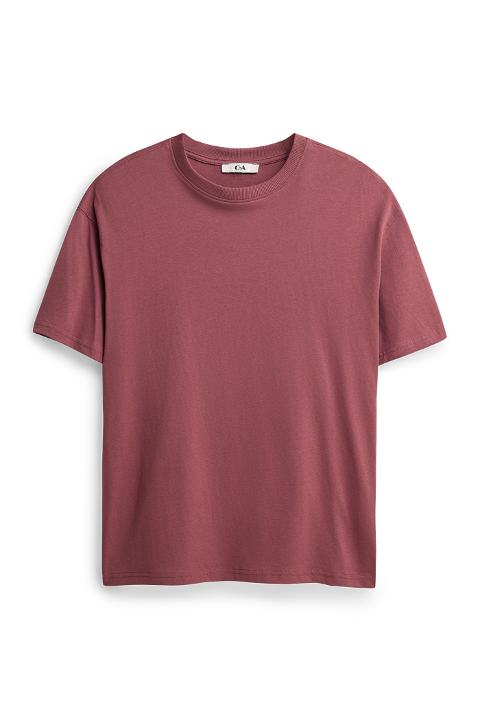 C&A T-Shirt-Relaxed Fit, Rot, Größe: XS