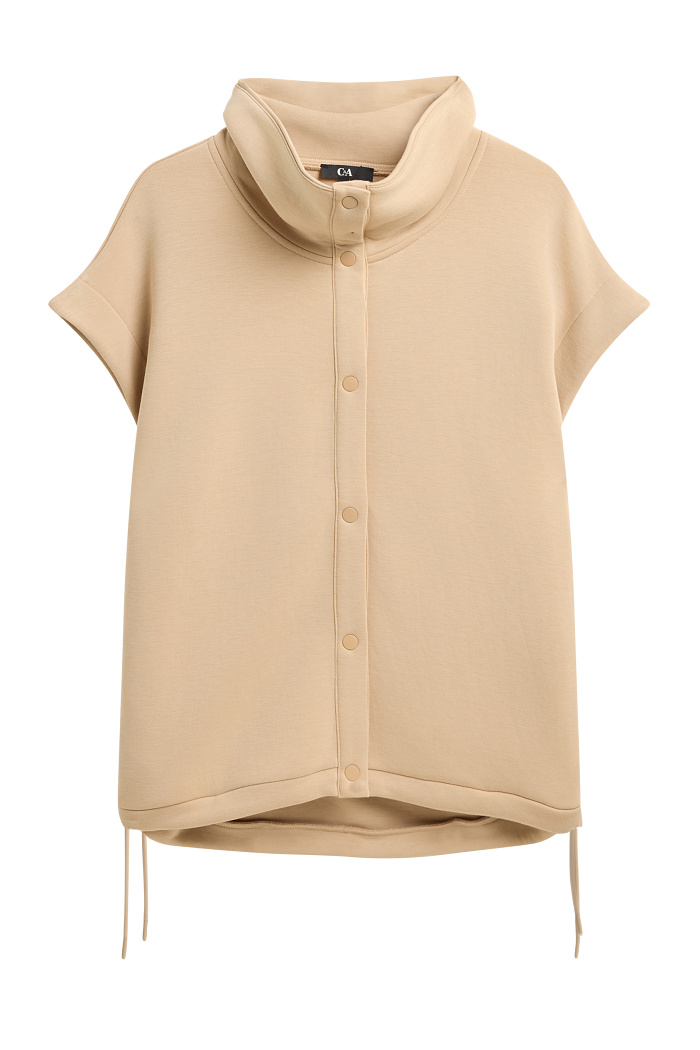 C&A Sweatweste, Beige, Größe: S