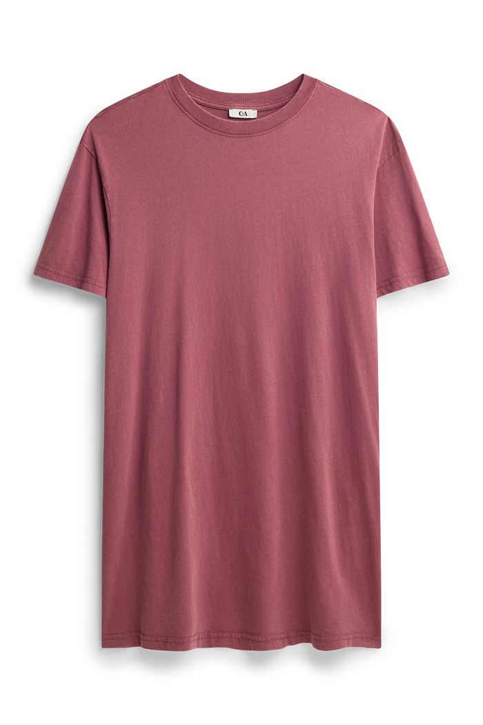 C&A T-Shirt-Kleid, Rot, Größe: L
