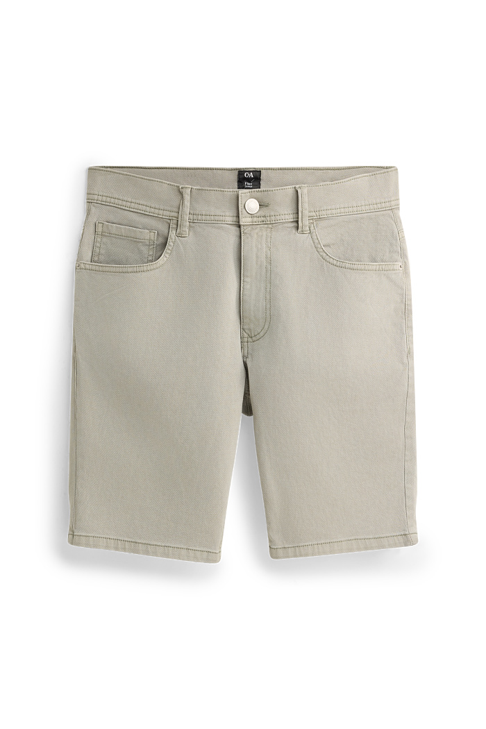 C&A Jeans-Shorts-Flex, Grün, Größe: W30
