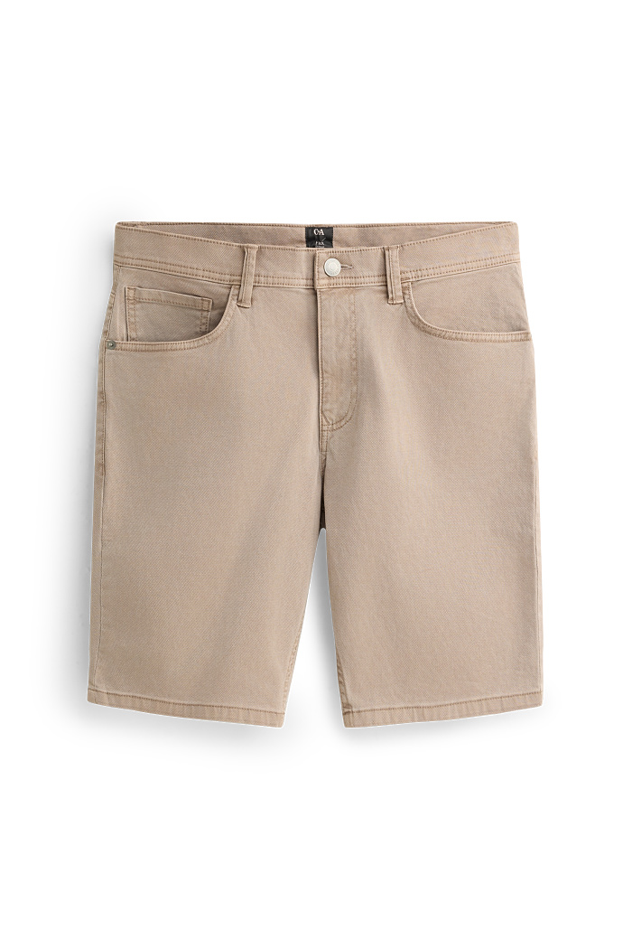 C&A Jeans-Shorts-Flex, Braun, Größe: W30