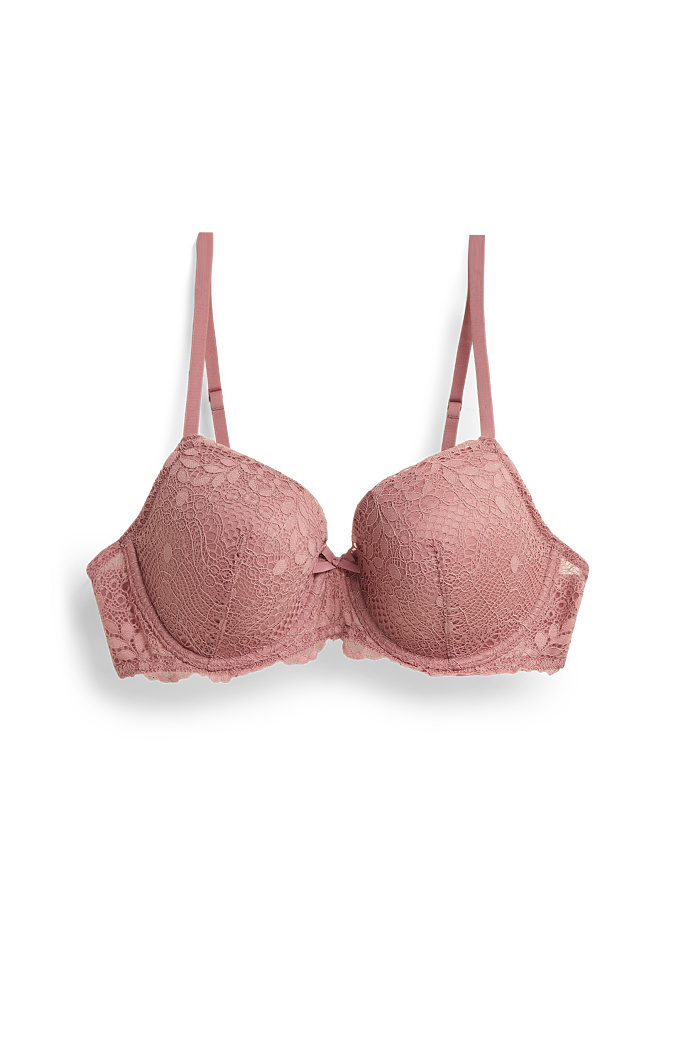 C&A BH mit Bügel-FULL COVERAGE-wattiert, Rosa, Größe: 95 B