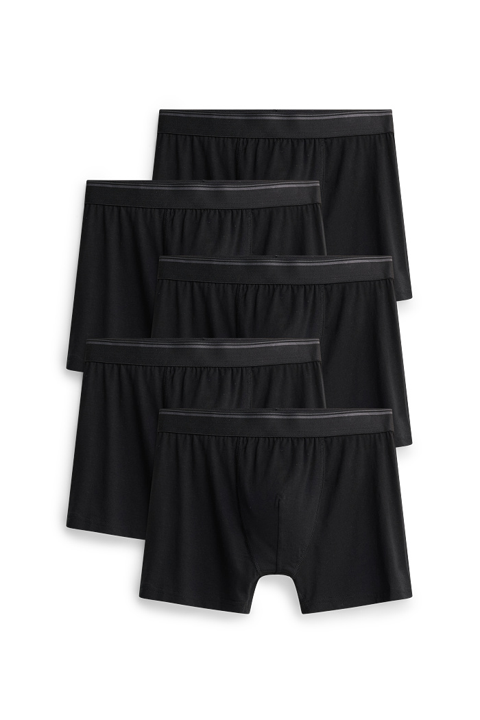 C&A Multipack 5er-Trunks, Schwarz, Größe: XL