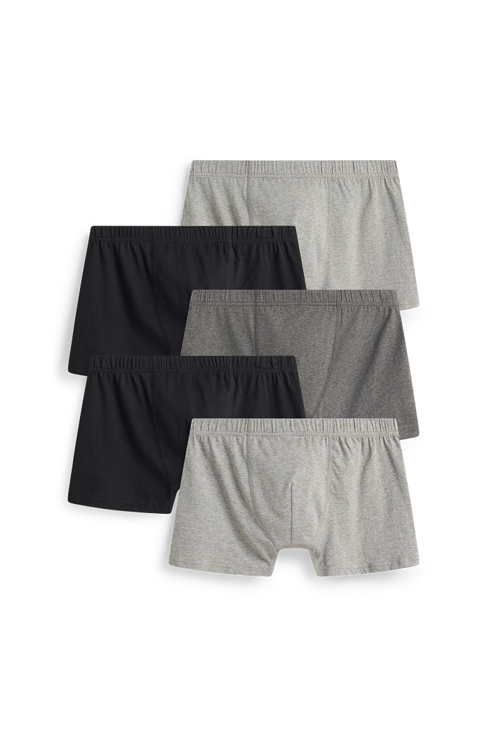C&A Multipack 5er-Trunks, Grau, Größe: 2XL