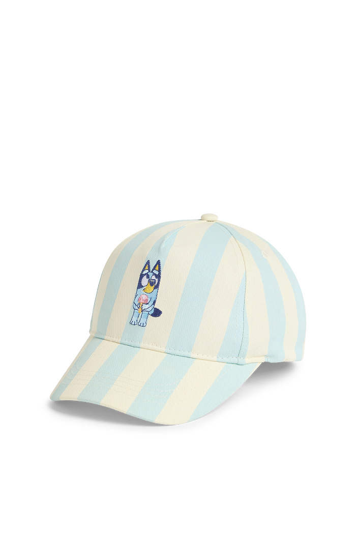 C&A Bluey-Baseballcap-gestreift, Blau, Größe: 92-104