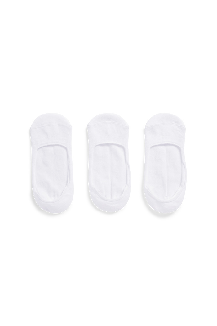 C&A Multipack 3er-Füßlinge, Weiß, Größe: 39-42