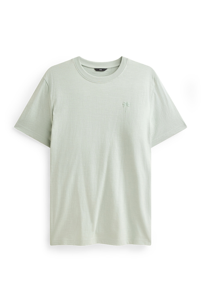 C&A T-Shirt-Regular Fit, Grün, Größe: S