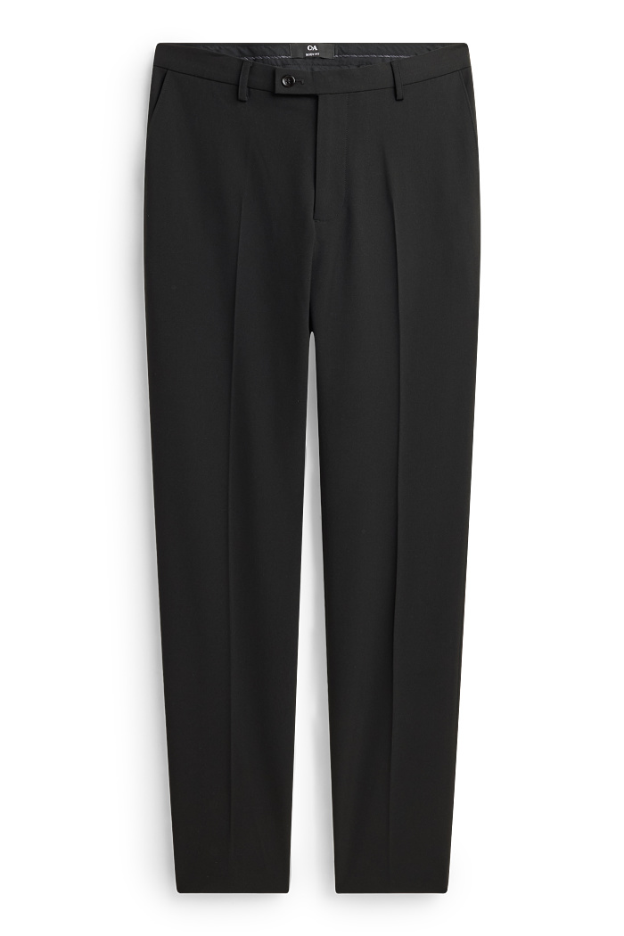 C&A Hose-Slim Fit-Flex, Schwarz, Größe: 50