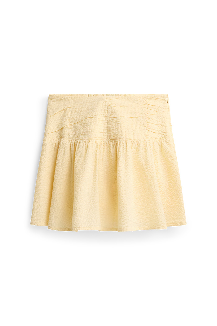 C&A Minirock-strukturiert, Weiß, Größe: 38