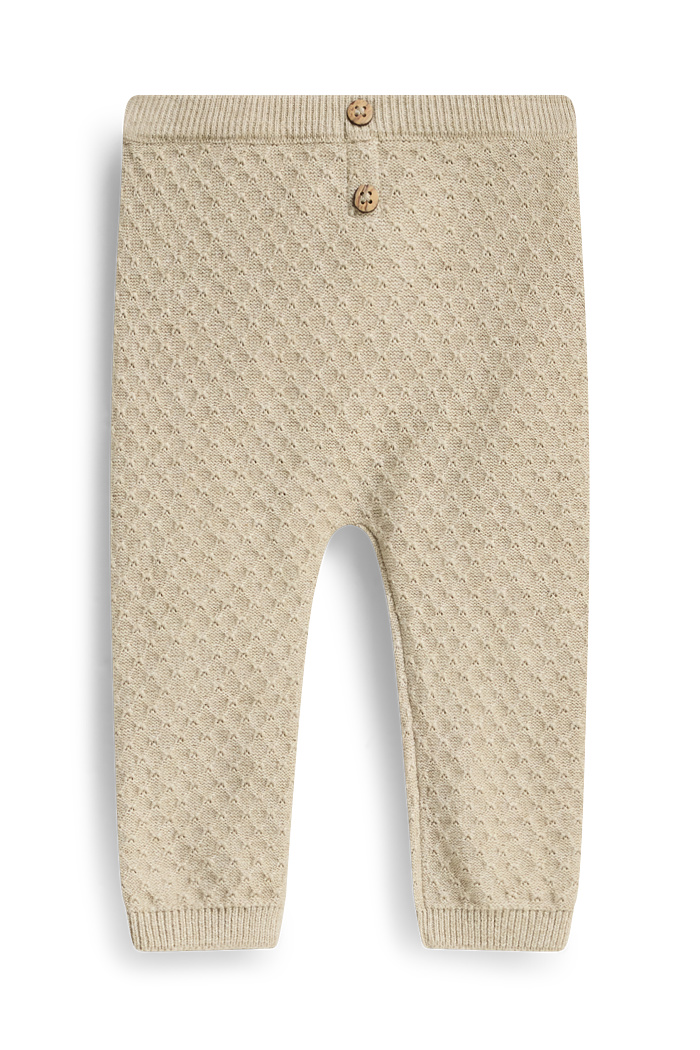 C&A Baby-Strick-Leggings-strukturiert, Beige, Größe: 80