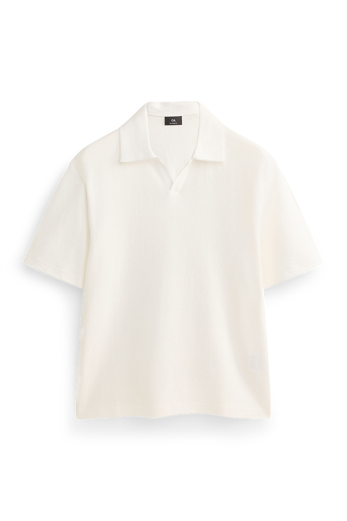 C&A Strick-Poloshirt-Relaxed Fit, Braun, Größe: 3XL