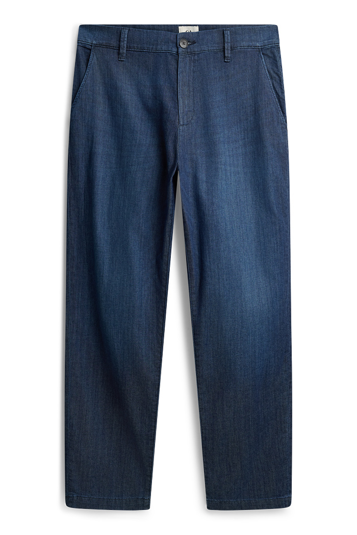 C&A Chino-Jeans-Tapered Fit, Blau, Größe: W32 L30