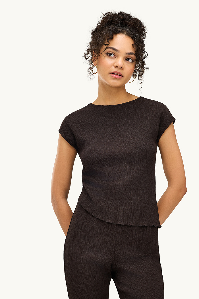 C&A T-Shirt -Regular Fit, Braun, Größe: XS