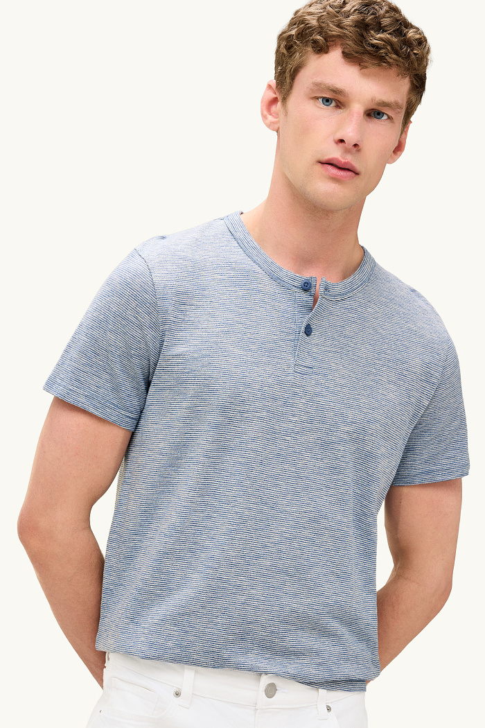 C&A T-Shirt-Regular Fit-gestreift, Grau, Größe: XL