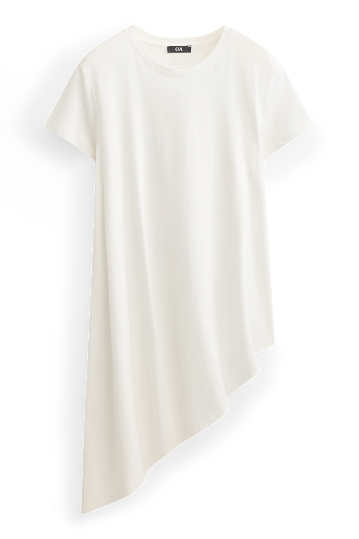 C&A T-Shirt-Regular Fit, Weiß, Größe: M