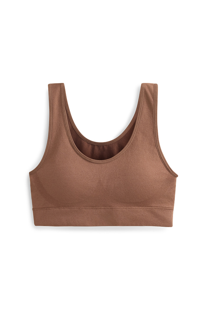 C&A Bustier-wattiert-seamless, Braun, Größe: S