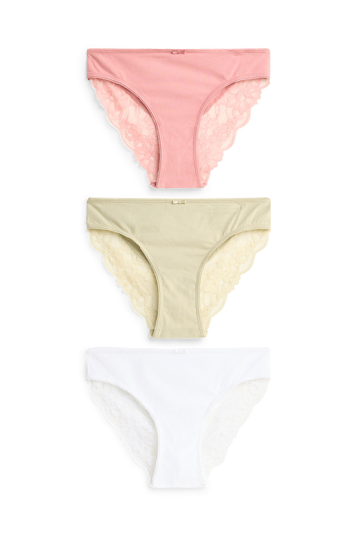 C&A Multipack 3er-Slip, Braun, Größe: S