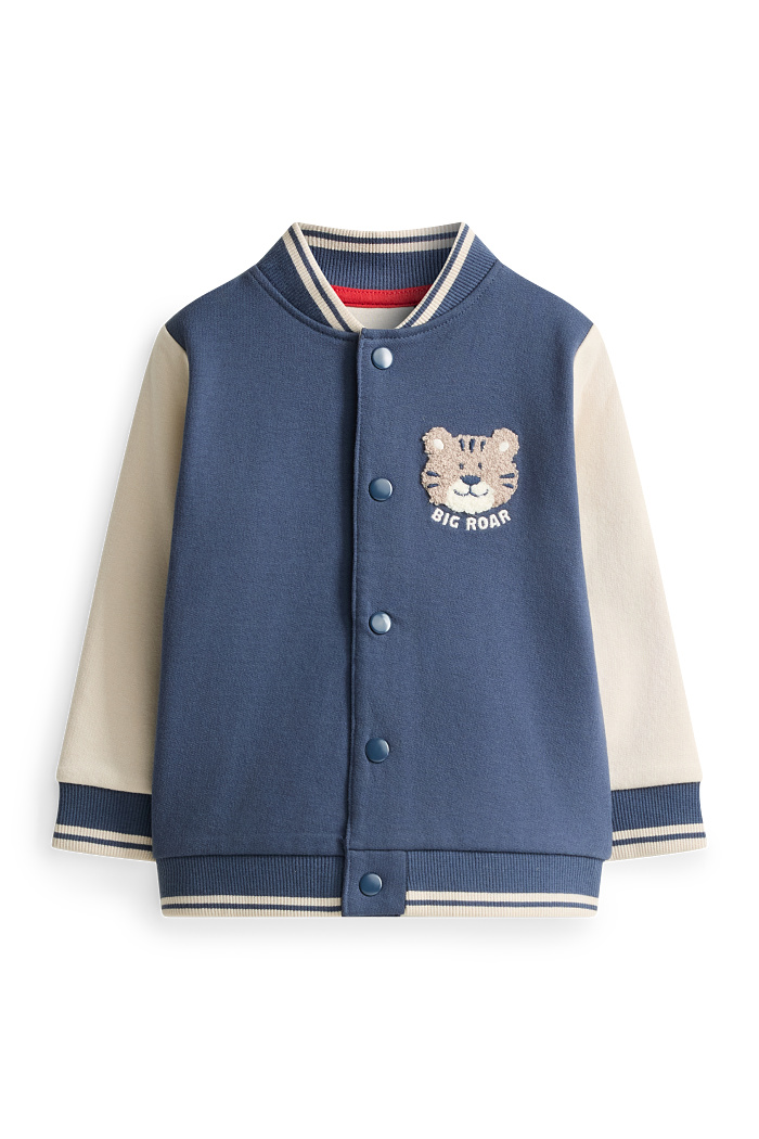 C&A Tiger-Baby-Jacke, Blau, Größe: 80