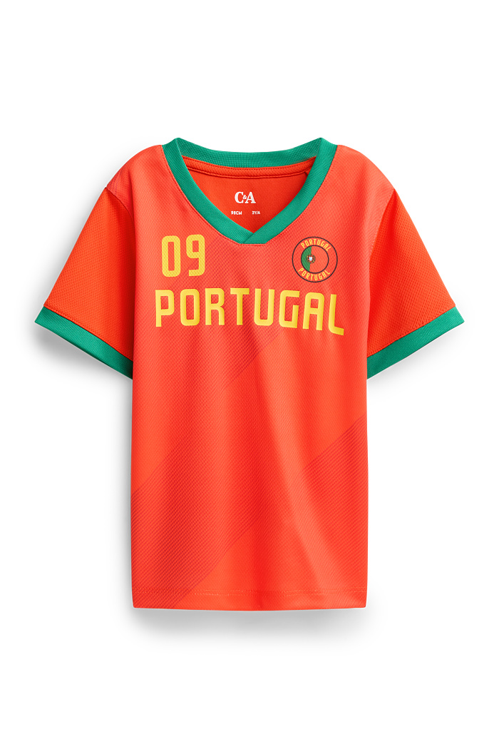 C&A Portugal-Kurzarmshirt, Rot, Größe: 104