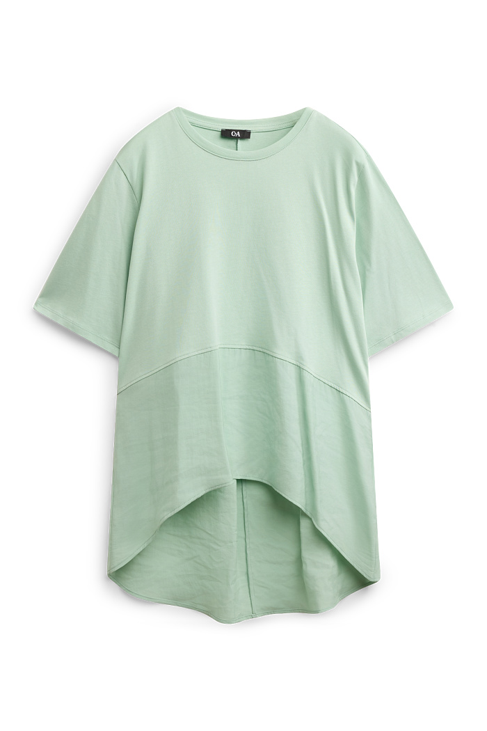 C&A T-Shirt-Relaxed Fit, Türkis, Größe: M