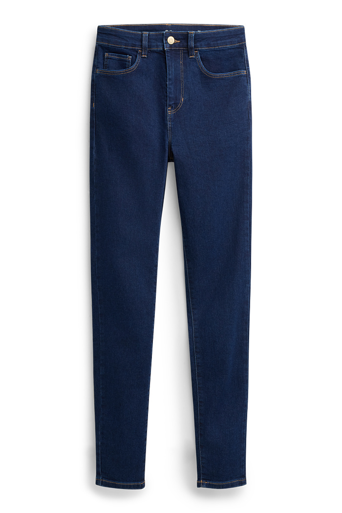 C&A Jegging Jeans-High Waist, Blau, Größe: 44 Kurz