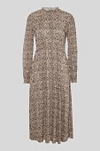 Kleid in schwarz / beige