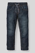 Kids - THE SLIM JEANS - thermal jeans - denim-dark blue