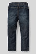 Kids - THE SLIM JEANS - thermal jeans - denim-dark blue