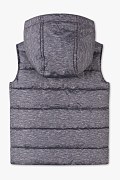 Enfant - Veste matelassée sans manches - gris chiné