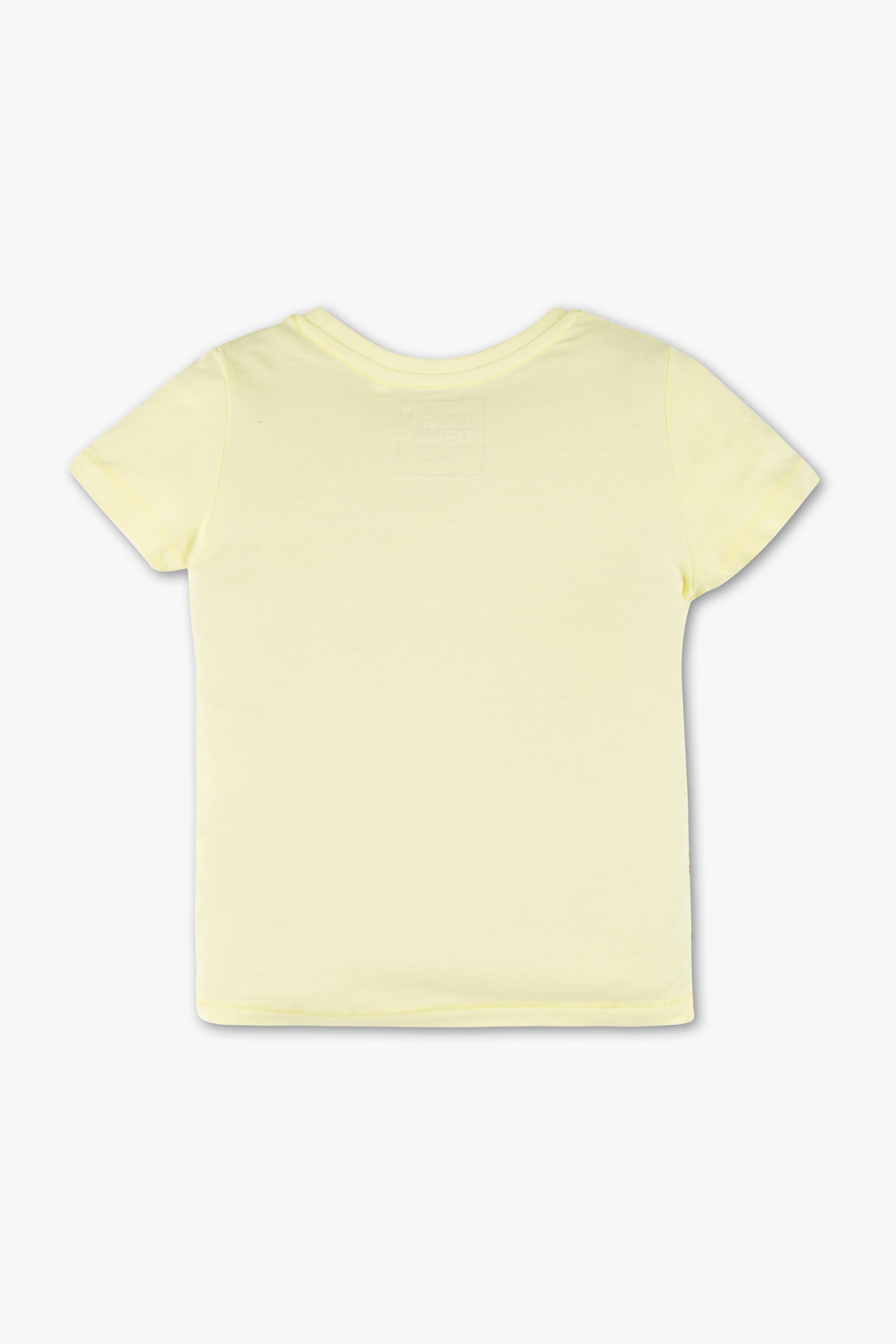 light yellow tee
