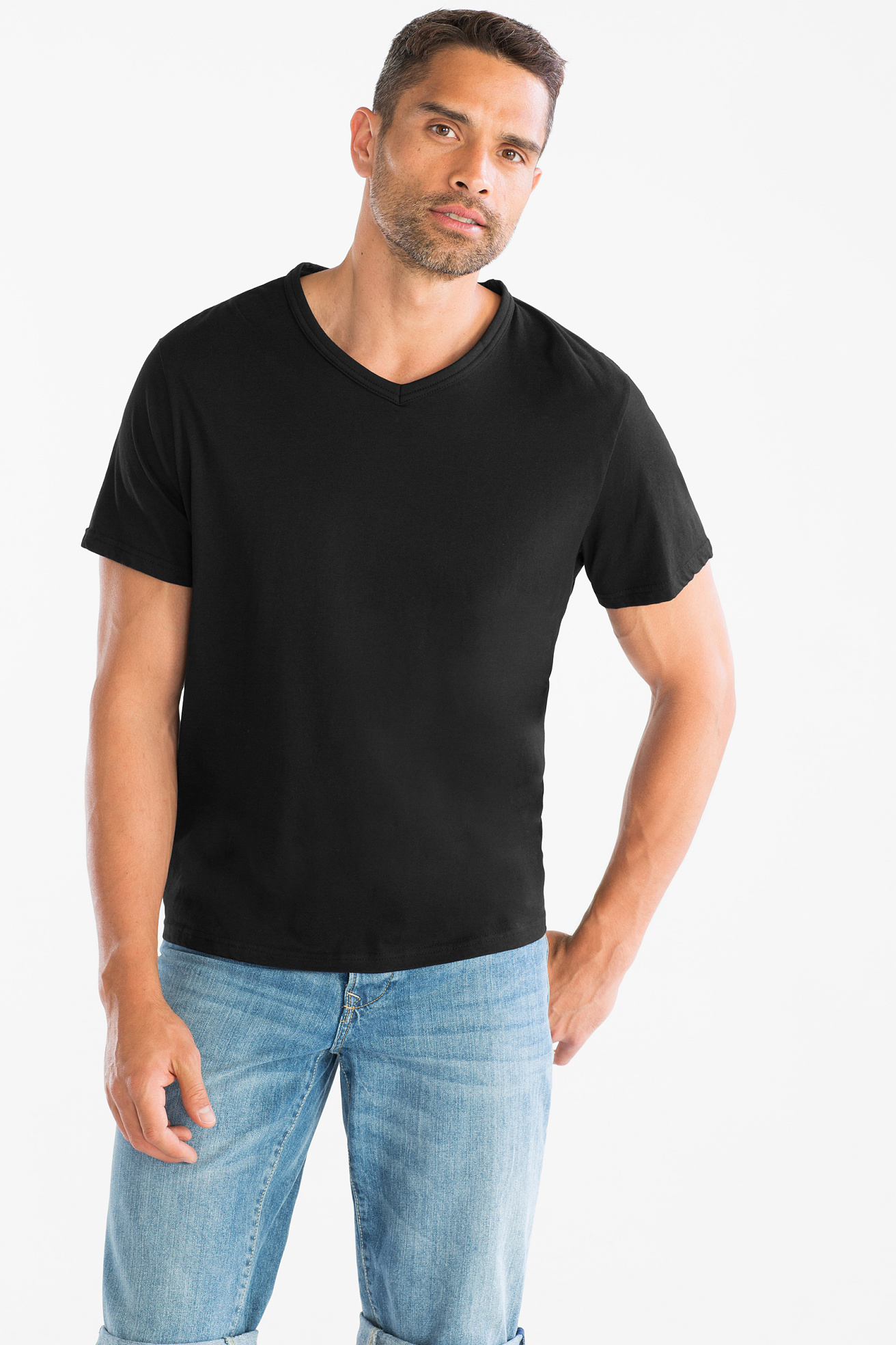 t shirt basic c&a