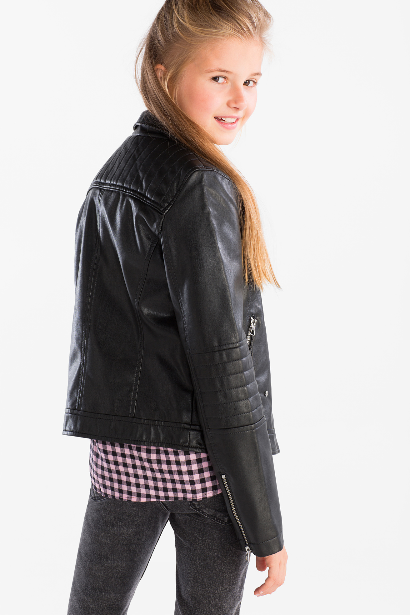 chaqueta polipiel mujer c&a chaqueta polipiel mujer c&a