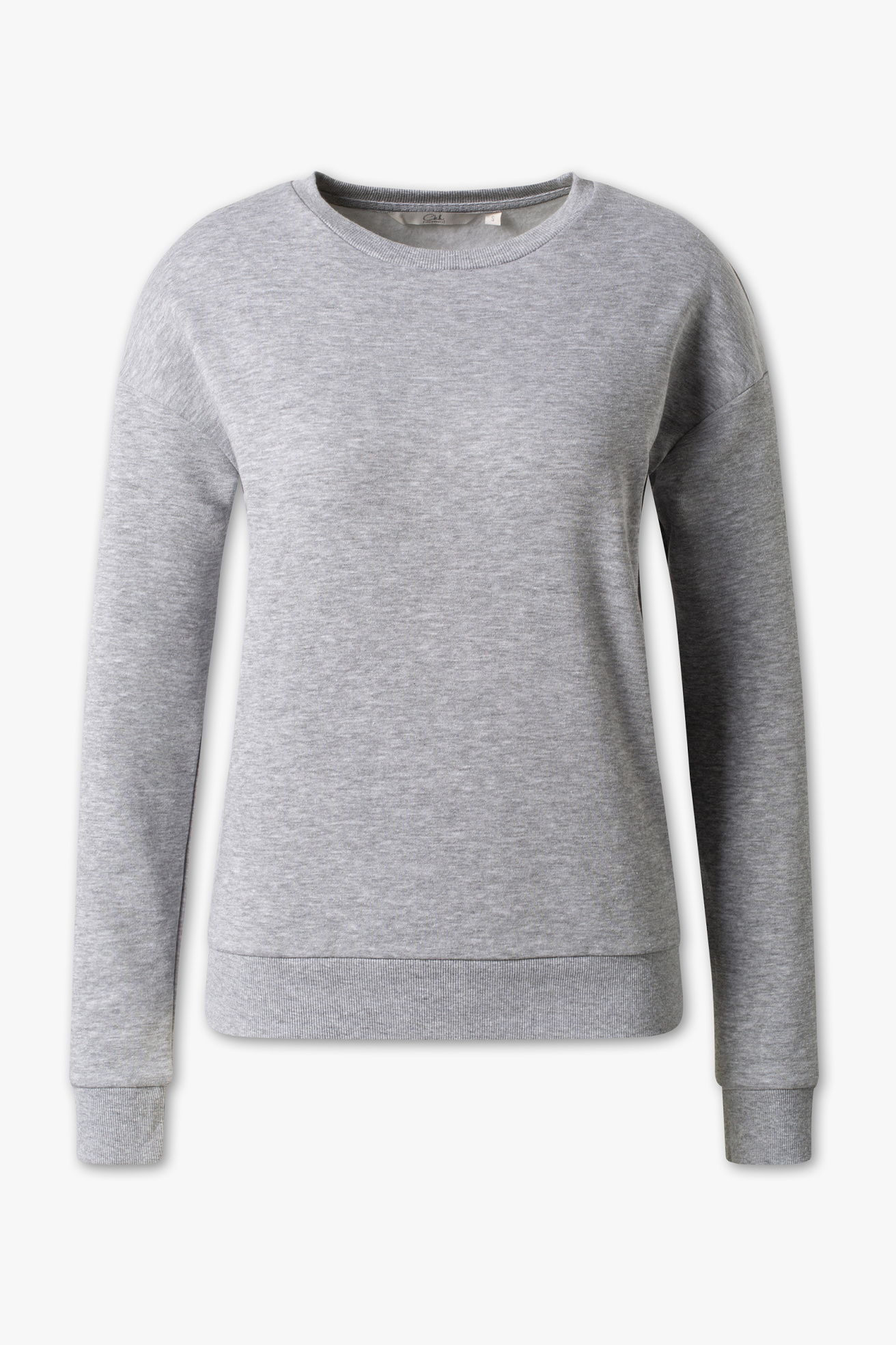 light gray sweatshirt