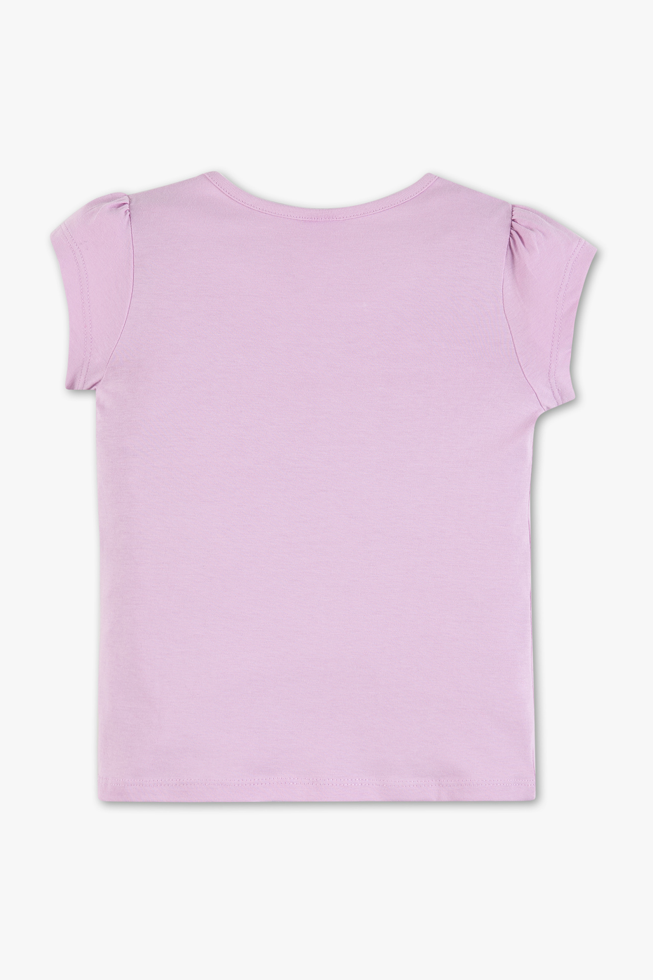 in cotone Maglietta per bambina a maniche corte colore: lilla