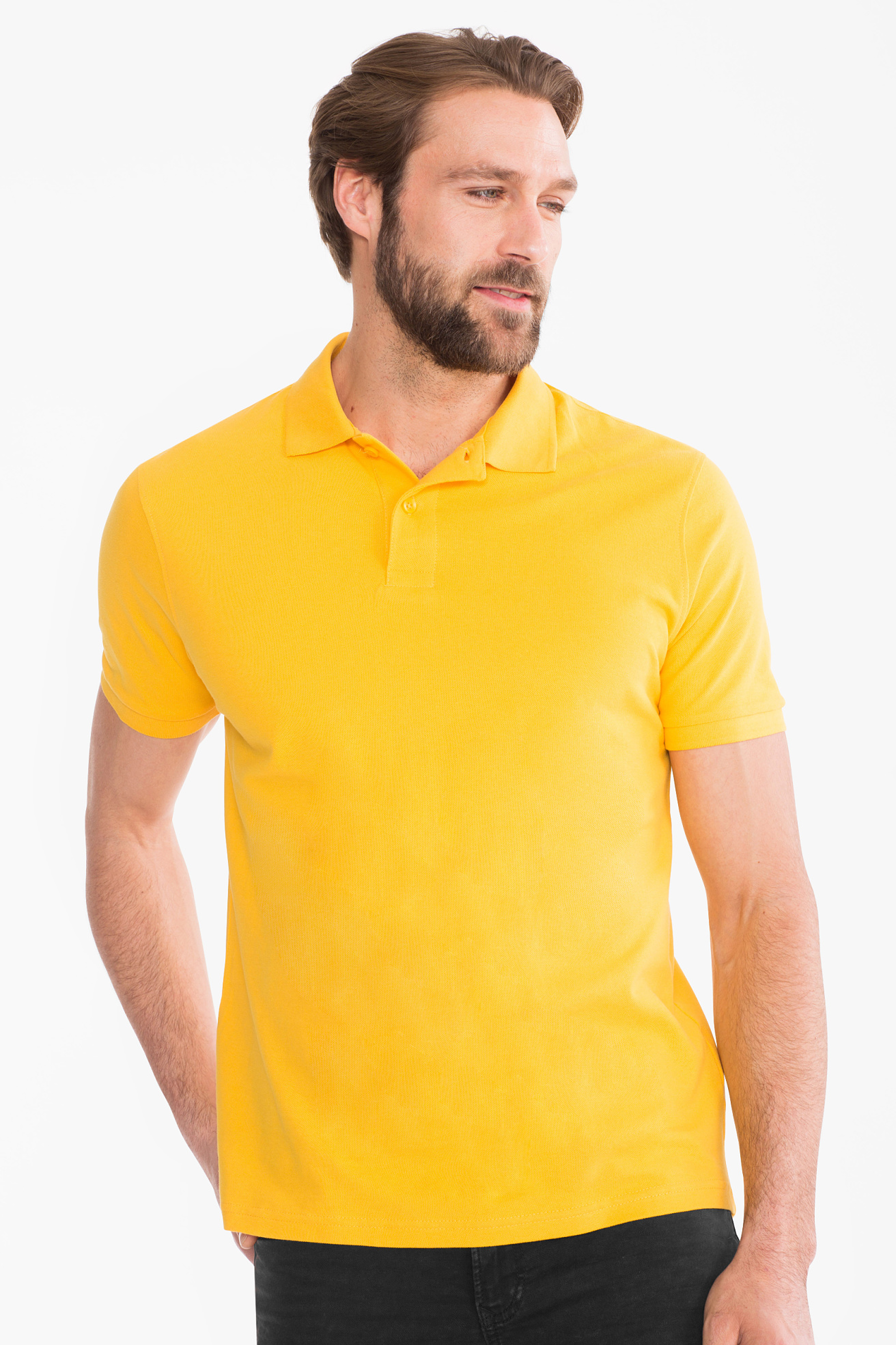 polo t shirt yellow