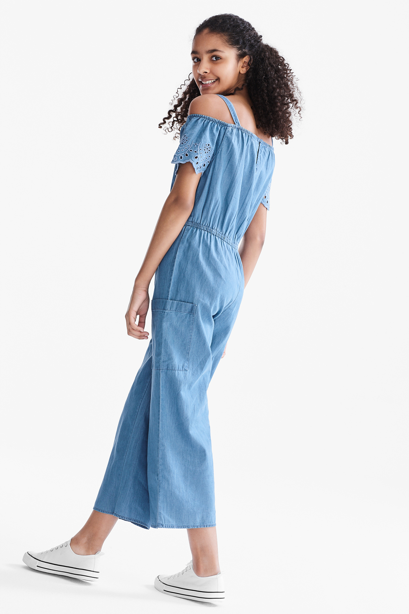 blue kids jumpsuit