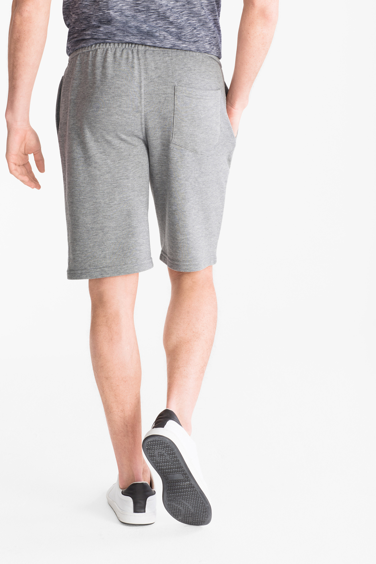 gray sweat shorts